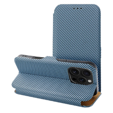 FOLIO oldalsó mágneses fliptok iPhone 14 Pro kék tok