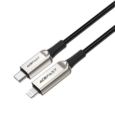 ACEFAST kábel Type C - Lightning 8-pin MFi 3A PD30W LCD C6-01 1,2m ezüst