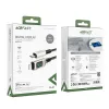 ACEFAST kábel Type C - Lightning 8-pin MFi 3A PD30W LCD C6-01 1,2m ezüst - 1. kép