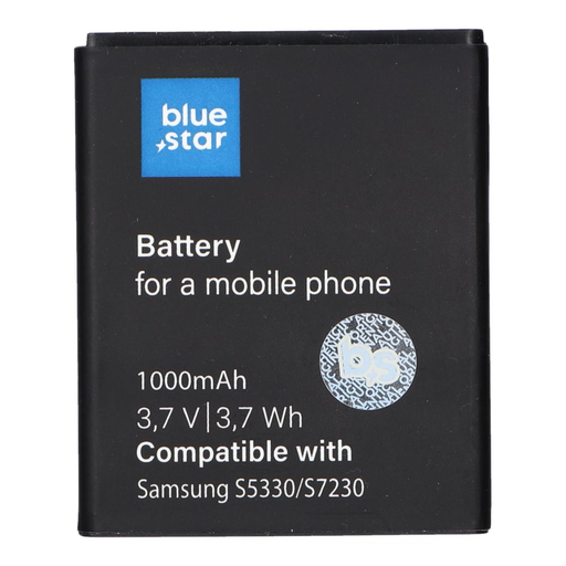 BLUE STAR akkumulátor SAMSUNG S5330 Wave 533 / Wave 723 / S7230 / Galaxy Mini S5570 1000 mAh