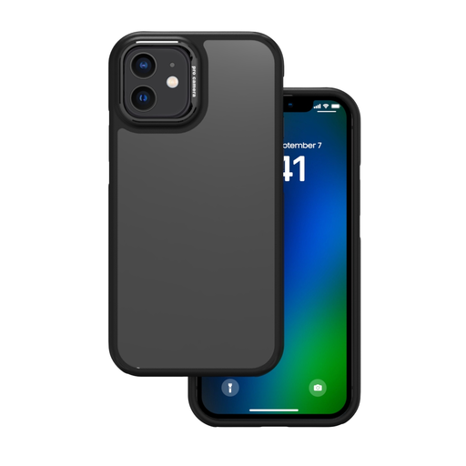 Kristály Fekete tok iPhone 12 / 12 Pro 6,1 Kristály Fekete tok iPhone 12 / 12 Pro 6,1