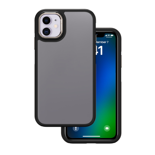 Kristály Fekete tok iPhone 12 / 12 Pro 6,1 Kristály Fekete tok iPhone 12 / 12 Pro 6,1