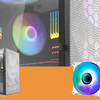 Darkflash INF8 ARGB számítógép hűtő ventilátor (fehér) - 3. kép