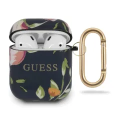 Guess GUACA2TPUBKFL03 Flower collection N.3 AirPods 1/2 tok kék