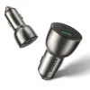 Ugreen Univerzális autós töltő USB/ USB Type-C QC 3.0 36 W 3 A szürke (CD213 60980) - 0. kép