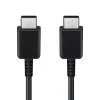 SAMSUNG eredeti kábel Type C - Type C EP-DA705BBEGWW 1 m fekete bliszter - 0. kép