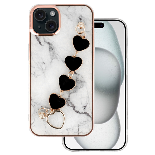 Trend tok iPhone 15 design 6 fehér tok Trend tok iPhone 15 design 6 fehér tok
