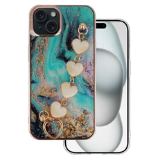 Trend tok iPhone 15 design 6 kék tok