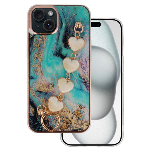Trend tok iPhone 15 design 6 kék tok Trend tok iPhone 15 design 6 kék tok