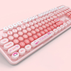 MOFII Sweet New 2.4G Vezeték nélküli Billentyűzet + Egér Szett (Rózsaszín) - 2. kép
