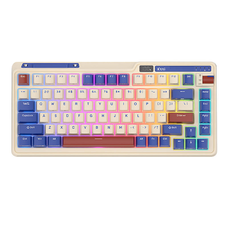 Wireless mechanikus billentyűzet Royal Kludge KZZI K75 pro RGB, Moment Kapcsoló (retro kék)