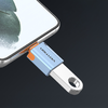 USB 3.1 C M - USB F OTG Adapter zsinórral Vention (Szürke) - 1. kép