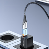 USB 3.1 C M - USB F OTG Adapter zsinórral Vention (Szürke) - 4. kép