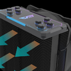 Darkflash Számítógépes Radiátor Z4 PRO MIST FEKETE - 2. kép