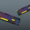 ONIKUMA G38 98 gombos USB vezetékes mechanikus billentyűzet Fekete - 2. kép