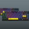 ONIKUMA G38 98 gombos USB vezetékes mechanikus billentyűzet Fekete - 3. kép