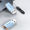 Vention Adapter CUAH0, USB-A 3.1 férfi - USB-C női (szürke) - 2. kép