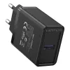 Fali töltő Vention FACB0-EU 1-portos USB (22.5W) Fekete - 1. kép