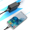 Fali töltő Vention FACB0-EU 1-portos USB (22.5W) Fekete - 3. kép
