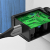 Fali töltő Vention FACB0-EU 1-portos USB (22.5W) Fekete - 4. kép