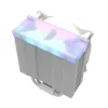 Darkflash Darkair Aktív hűtés a processzorhoz LED (hűtőborda + ventilátor 120x120) fehér - 3. kép