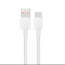 Xiaomi Eredeti USB-C Adatkábel 6A 1m Fehér (Szervizcsomag)