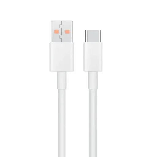 Xiaomi Eredeti USB-C Adatkábel 6A 1m Fehér (Szervizcsomag)