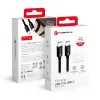 FORCELL F-ENERGY C338 Type C - Type C USB kábel PD QC4.0 3A 60W 3 m fekete - 0. kép