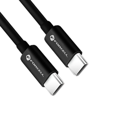 FORCELL F-ENERGY C338 Type C - Type C USB kábel PD QC4.0 3A 60W 3 m fekete