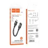 HOCO adapter OTG Type C (férfi) - Lightning (női) 3A U107 0,1 m fekete - 2. kép