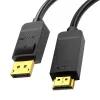 DisplayPort 1.2 to HDMI 1.4 Kábel Vention HAGBH 2m, 4K 30Hz (Fekete) - 0. kép