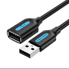 Hosszabbító kábel USB 2.0 férfi-nő Vention CBIBD 0.5m fekete