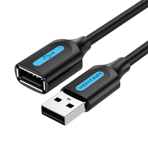 Hosszabbító kábel USB 2.0 férfi-nő Vention CBIBD 0.5m fekete