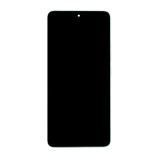 LCD kijelző + Érintőegység + Előlapi borítás Xiaomi Redmi Note 13 Pro 5G Kék Óceánzöld (Szervizcsomag)