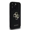 Guess PU Grained 4G Metal Logo fekete tok iPhone 16 Pro-hoz - 2. kép