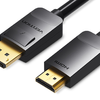 DisplayPort 1.2 - HDMI 1.4 kábel 3m Vention HADBI (Fekete) - 0. kép