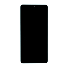 LCD kijelző + Érintőegység + Előlapi borítás Xiaomi Redmi Note 13 5G Blue Ocean Teal (Szervizcsomag)