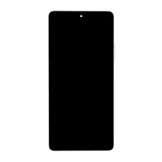 LCD kijelző + Érintőegység + Előlapi borítás Xiaomi Redmi Note 13 5G Blue Ocean Teal (Szervizcsomag)