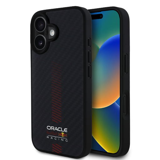 Red Bull Carbon Energy Powerbar MagSafe tok iPhone 16 Fekete Red Bull Carbon Energy Powerbar MagSafe tok iPhone 16 Fekete