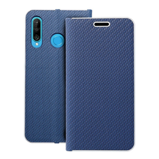 LUNA fliptok Carbon tok Huawei P30 Lite kék