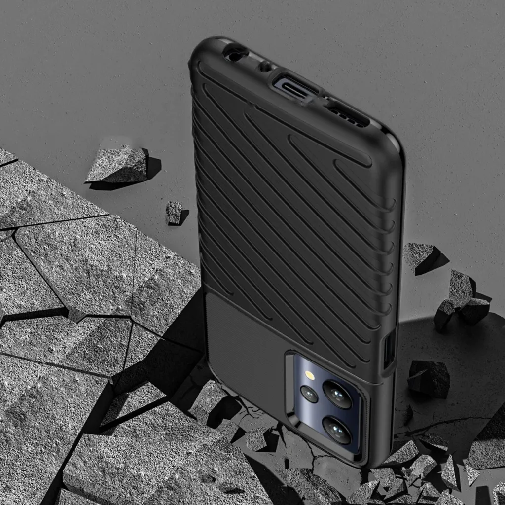 Thunder Case rugalmas páncélos tok Realme 9 Pro fekete tok - 7