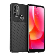 Thunder Case rugalmas páncélozott tok Motorola Moto G Power 2022 fekete tok