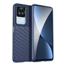 Thunder fliptok Xiaomi Poco F4 5G szilikon páncél tok kék
