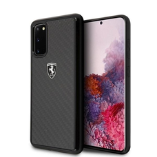 Ferrari Hardcase FEHCAHCS62BK S20 G980 fekete/fekete Carbon Heritage tok