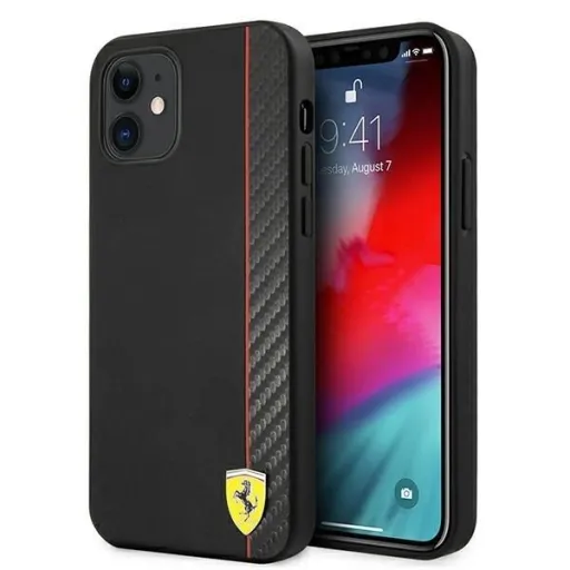 Ferrari FESAXHCP12SBK iPhone 12 mini 5.4