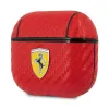 Ferrari FESA3CARE AirPods 3 fliptok piros/piros On Track PU Carbon - 1. kép