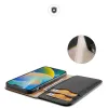 Dux Ducis Hivo Bőr Tok Valódi Bőr Kártyatartó és Dokumentumtartó iPhone 14 Plus Fekete Tok - 2. kép