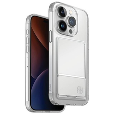 Uniq Air Fender ID kártyatartós tok iPhone 15 Pro - átlátszó