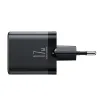 Joyroom JR-TCN02 3xUSB-A 17W 3.4A hálózati USB töltő adapter - fekete - 1. kép