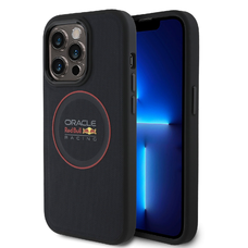 Red Bull PU Bőr Piros Gyűrű MagSafe Tok iPhone 13 Pro-hoz Sötétkék Tok